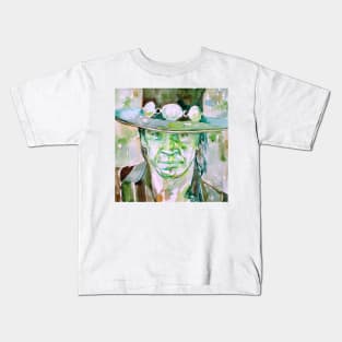 STEVIE RAY VAUGHAN- watercolor portrait .1 Kids T-Shirt